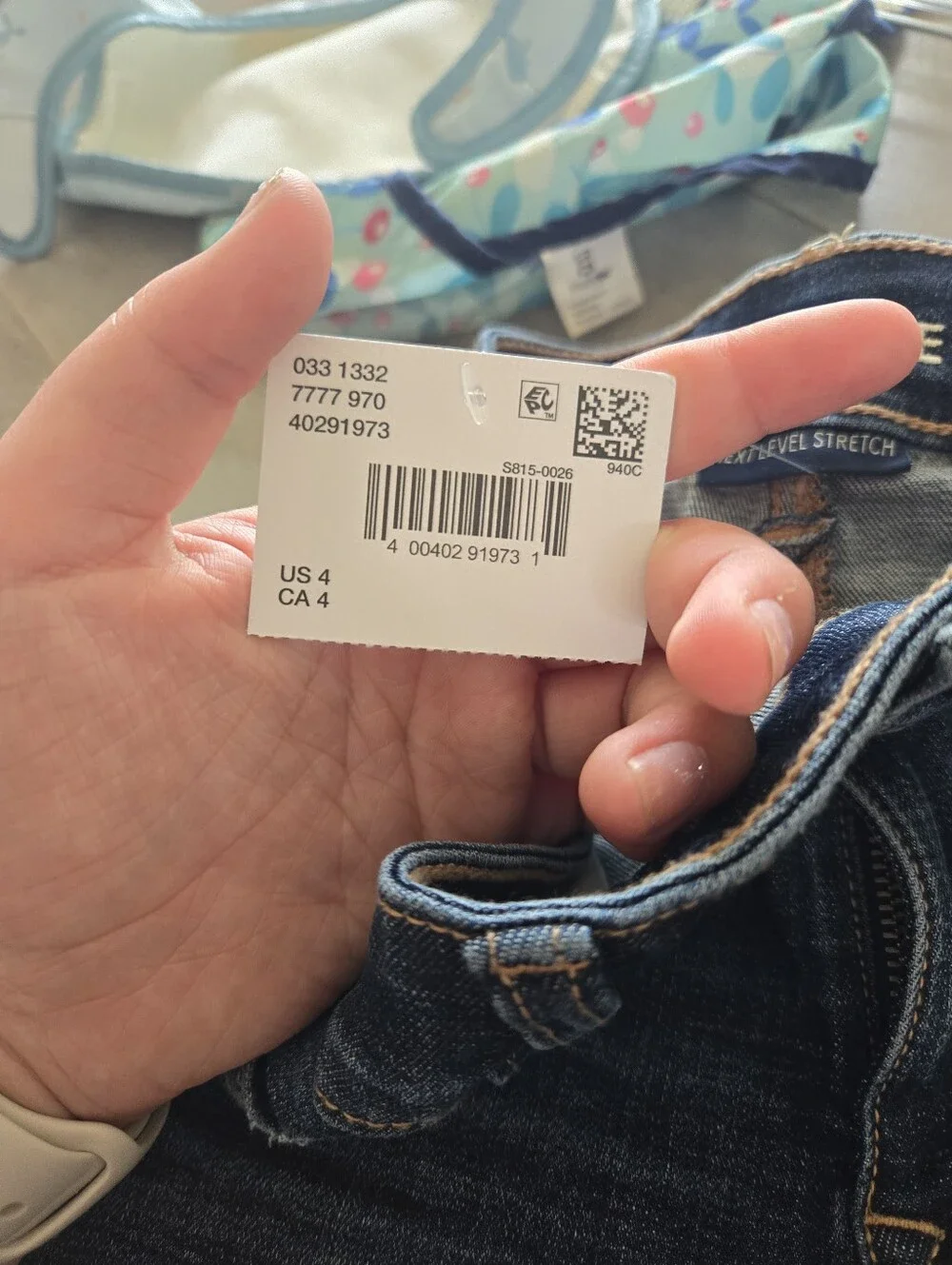 American Eagle Womens Next Level High-Waisted Denim Short Short - Picture 5 of 6
